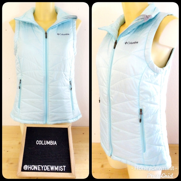 Columbia Jackets & Blazers - 🌹5/25🌹COLUMBIA Bright Baby Blue Omni Heat Shield Vest